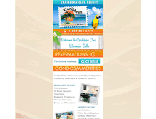 Tablet Screenshot of caribbeanclubresort.com